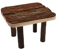 happypet Piattaforma Giocattolo in Legno Nature First per Piccoli Animali