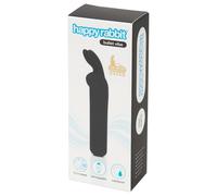 Happyrabbit Bullet - mini vibratore ricaricabile a forma di coniglietto (nero)