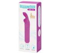 Vibratore Bullet Happyrabbit - Vibratore a stilo con orecchie di coniglio ricaricabile (viola)