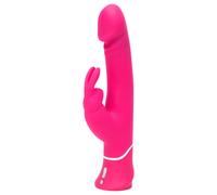 Happyrabbit - vibratore rabbit dual density impermeabile - silicone rosa