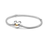 HappyStar Bracciale Donna Bead Charm Da Donna in Argento Sterling 925,Bracciale con maglia snake e chiusura, Charms Compatibili,Regali per donne.