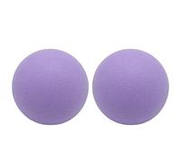 HappyStream Confezione da 2 palline da massaggio rigide per lacrosse. Palline rigide per punti trigger per yoga, fisioterapia, rilascio miofasciale, rilassanti muscolari, massaggio dei punti di agopun