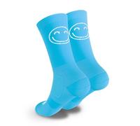 HappyTraining Calze sportive Happy Basics White&Rose traspiranti, divertenti, unisex, senza punti, per Crossfit, Corsa, Ciclismo, Palestra, Running