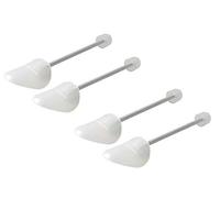 Happyupcity 2 paia di scarpe in plastica trasparente trasparente professionale lunghezza regolabile con molla Co pratica forma scarpe alberi supporto automatico Shaping Tool Boot Holder inserti