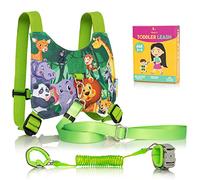 HappyVk Redini per bambini - Imbracatura da passeggio per bambini - Imbracatura anti smarrimento per bambini con chiusura a chiave, imbracatura di sicurezza per bambini da 1 a 4 anni - simpatici