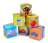 Happyw Orld Doux Blocs Lot de 6
