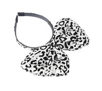 Happyyami 1 Pz Fascia Per Con Fiocco Fascia Per Con Stampa Zebra E Leopardo Cerchietto Per Con Stampa Leopardata Fascia Per Con Ghepardo E Leopardo Per