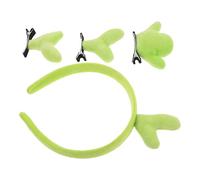 Happyyami 1 set di accessori per a forma di germoglio di soia - Divertenti forcine per a forma di, fermagli per a forma di cactus, accessori per donne, ragazze, bambini, feste e scuola