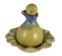 Happyyami 1 Set set di vasi per oli essenziali bottiglia di olio essenziale distributore di profumo contenitori piccola bottiglia di porcellana elegante bottiglia in ceramica