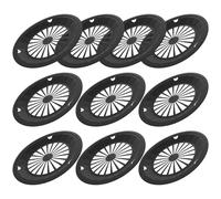 Happyyami 10pezzi Vassoi Draining Rotondi Con Filtro Per Lavaggio Frutta e Verdura Strainer Da Cucina Plastica Pratica e Resistente Per Uso Quotidiano e Ristorazione