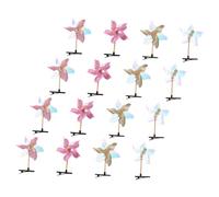 Happyyami 16 Pezzi molletta per a forma di mulino a jumbo colorato ragazzo barrette hair clip glitter per accessori per per per ragazze Metallo