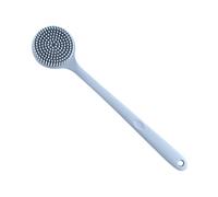 Happyyami 1pezzi Spazzola Per Doccia in Silicone Con Manico Lungo Spazzola Per Corpo e Schiena Scrub Per Gancio Di Fissaggio