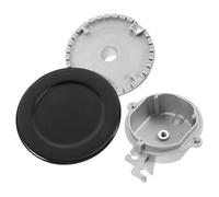 Happyyami 1set Bruciatore Per Piano Gas Distribuzione Della e Ottimizzazione Efficienza Compatibile La Maggior Parte Dei