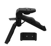 Happyyami 1Set Treppiede per Smartphone Tavolo Shockproof Portatile e Compatto per Videochiamate e Streaming