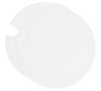 Happyyami 2 pezzi Coperchio per Tazza in Ceramica Rotondo con Foro per Cucchiaino e Cannuccia Copertura Protettiva Antipolvere per Tazze da Acqua e Tè Sostituzione Decorativa e Portatile