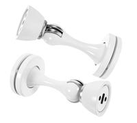 Happyyami 2 Pezzi Fermaporta Magnetico Acciaio Inox Installazione Pavimento Design Moderno Resistente Fermaporta Decorativo con Effetto Ammortizzante per Porte di Negozi e Uffici