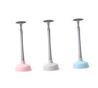 Happyyami 2 Pezzi scovolino Bagno detergenti impianto Idraulico sbloccatore Plungatori Water intasato bloccare Ventosa del gabinetto Dispositivo di rimozione calcare casa Tubo drenare