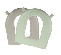 Happyyami 2 Pezzi Tappetino da Toilette Montante rondella Fodere tampone ammortizzato tappetini igienici coprivaso WC Cuscino Termico copriwater Domestico Forniture per Servizi igienici Eva