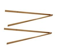 Happyyami 2 Pz Pinze Per Rifiuti Di Bambù Pinza Per Bagel Prendi Le Pinze Raccoglitore Di Rifiuti Pinze Per Insalata in Legno Pinza Per Tostapane in Legno Barbecue Clip All'aperto