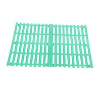 Happyyami 2 Pz Rete stuoia per gabbia per conigli Cuscinetti per conigli in plastica riutilizzabili tappetino per conigli pedana accessori per porcellini d'India stile europeo