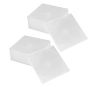 Happyyami 20 pezzi Scatole Trasparenti per CD Dvd Custodie Organizer Antigraffio con Chiusura Sicura Multiplo per Conservazione Facile e Pratica