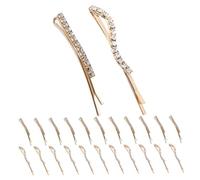 Happyyami 24Pezzi Decorative Rhinestone Hair Clips Sparkling Hair Accessories For Various Hairstyles