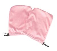 Happyyami 2paia Guanti e Copripiedi in Cotone Termico Per Terapia Paraffina Morbido e Protettivo Rosa Guanto Copripiedi Per Spa Salone e Usi Domestici