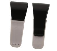 Happyyami 2pezzi Clip Per Occhiali Da Sole Per Visiera Plastica Portaocchiali Da Sole e Organizzatore Per Biglietti e Accessori Per Interni Auto Grigio