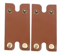 Happyyami 2pezzi Copri-testina in Ecopelle Custodia Da Viaggio Resistente Per Rasoio Manuale Protezione Antigraffio Per Testina Accessori Per Rasoi Per Uso Quotidiano