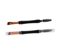 Happyyami 2pezzi Pennelli Per Doppio Scopo Pettini Per Ciglia Strumenti Per Cosmetici Resistenti e Sicuri Design Confortevole Per Donne Come