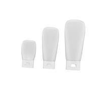 Happyyami 3 Pezzi Bottiglie Pe per Viaggio Contenitori Portatili Vuoti e Antileak per Cosmetici e Saponi Liquidi