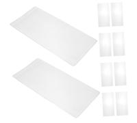 Happyyami 30 pezzi Buste per Segnalibri Trasparenti PVC Design Leggero e Resistente per Ufficio e Studio per Studenti e Lettori