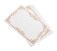 Happyyami 30 Pezzi Carta Certificato A4 Oro per Laurea e Premi di Fine Anno, Carta Liscia per Scrittura e Stampa, Elegante e Delicata per Diplomi e Riconoscimenti