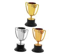 Happyyami 3pezzi Mini di Plastica per Ragazzo Ragazza Premio di Partecipazione Coppa di Basket Regali di Squadra Piccola Ricompensa per Eventi Sportivi e Feste