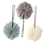 Happyyami 3pezzi Spugne Bagno Esfolianti Per Spugna Doccia Palline Doccia in Materiale Pe Spesso e Resistente e Non Soggetto Invecchiamento e Rottura