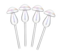Happyyami 4 Pezzi Dispositivo di Irrigazione Automatico Piante Che Innaffiano i Bulbi Dispositivo per L'irrigazione del Vaso Globi Autoirriganti Inserti per Irrigazione Transparent Bicchiere