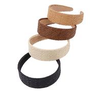 Happyyami 4 Pezzi Fasce per Stile Semplice e Chic Accessori Decorativi Leggeri per Donne e Ragazze Comfort Senza Stringere per Sport Viaggi e Spiaggia Colore Casuale