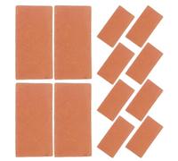 Happyyami 40 Pezzi Mini Mattoni in Argilla per Decorazione Terrario e Casa delle Bambole, Design Compatto e Facile Manutenzione per Progetti DIY di Paesaggistica