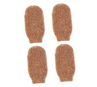 Happyyami 4pezzi Guanti Esfolianti Per Bagno Doccia Guanti Scrub Realizzati in Materiale Di Pratici e Duraturi Per Produrre Schiuma Ricca e Facilmente Gli Angoli Del