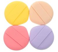 Happyyami 4pezzi Spugna Per in Polvere Spugnette Per Da Donna Spugne Rotonde in Schiuma Per Applicare Fondotinta e Crema Illuminante Per Asciutto e Bagnato Adatto Per Casa e Centri Estetici