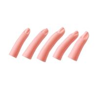 Happyyami 5 Pezzi Dita per Unghie Silicone Mani per Allenamento Nail Art per Tecniche Acriliche e Manicure Riutilizzabili e Facili Personalizzare