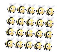 Happyyami 50 Pezzi Accessori Del Copricapo Di Api Simulate Schiuma Ape Raccontare Bomboniere Bombi in Miniatura Impostore Ornamenti Di Api Mestiere Delle Api Giocattoli Delle Api