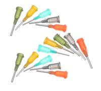 Happyyami 50 Pezzi Aghi Dosatori per Colla in Acciaio Inox 14g-18g per | Applicatore di Precisione, Uso DIY e Argilla, Design Anti Perdita