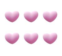 Happyyami 6 Pezzi Ammortizzatore a Forma di Cuore in Silicone | Riduce Vibrazioni e Affaticamento del Braccio, per Allenamenti e Partite, Stile Creativo