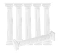 Happyyami 6 Pezzi Colonne Romane Decorative in Plastica 6 Pollici Per Decorazioni Casa E Eventi Statua Pilastro Romano Per Photo Props E Arredamento Interni