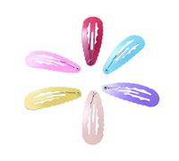 Happyyami 60 Pezzi Fermagli per Colorati per Mollette Decorate Varnish per Ragazze e Pattern Ellittiche