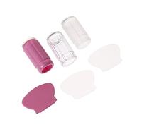 Happyyami 6pezzi Strumento Per Timbri in Silicone Timbro Per Nail Art Strumento Per Trasferimento Di Stampe Sulle Unghie Set Di Raschietti Per Timbri