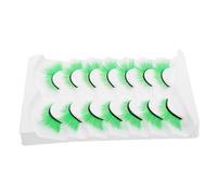 Happyyami 7Paia Verdi Extra Lunghe per Cosplay e Feste Confezione Riutilizzabili e Voluminose Ispirate San Patrizio Accessorio per Speciali