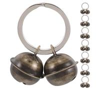 Happyyami 8 campanelli per collari per cani: eleganti campanelli doppi per collari per cani e gatti - accessori leggeri per la decorazione degli animali domestici e un facile monitoraggio