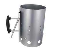 Happyyami Accendifuoco per Carbone Stufa a Carbone Manico Nylon Resistente al Calore per Barbecue Esterno Rapido e Sicuro, Accenditore per Fuochi da Campo e Forni Pizza Zincato Antiruggine